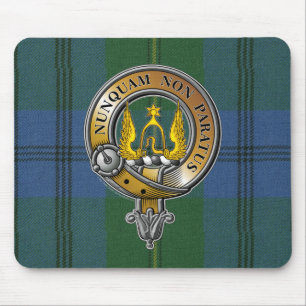 Johnstone Tartan & Badge Mouse Mat