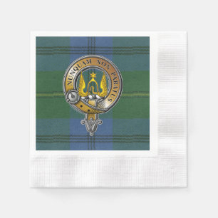 Johnstone Tartan & Badge Napkin
