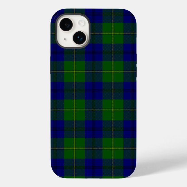 Johnstone tartan blue green plaid Case-Mate iPhone case (Back)