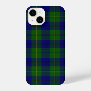 Johnstone tartan blue green plaid iPhone 14 case