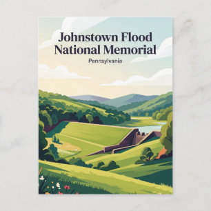 Johnstown Flood National Memorial Pennsylvania Postcard