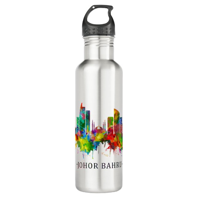 Johor Bahru Malaysia Skyline 710 Ml Water Bottle (Front)