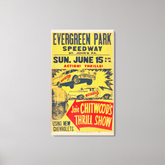 Joie Chitwood Thrill Show Canvas Art Print