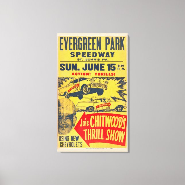 Joie Chitwood Thrill Show Canvas Art Print (Front)