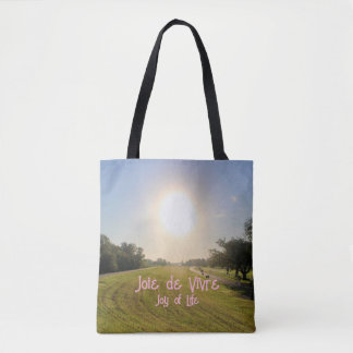 Joie de vivre, Joy of Life - Pink Tote Bag