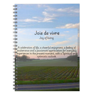 Joie de vivre  notebook