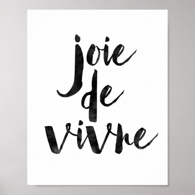 Joie De Vivre Poster (Front)