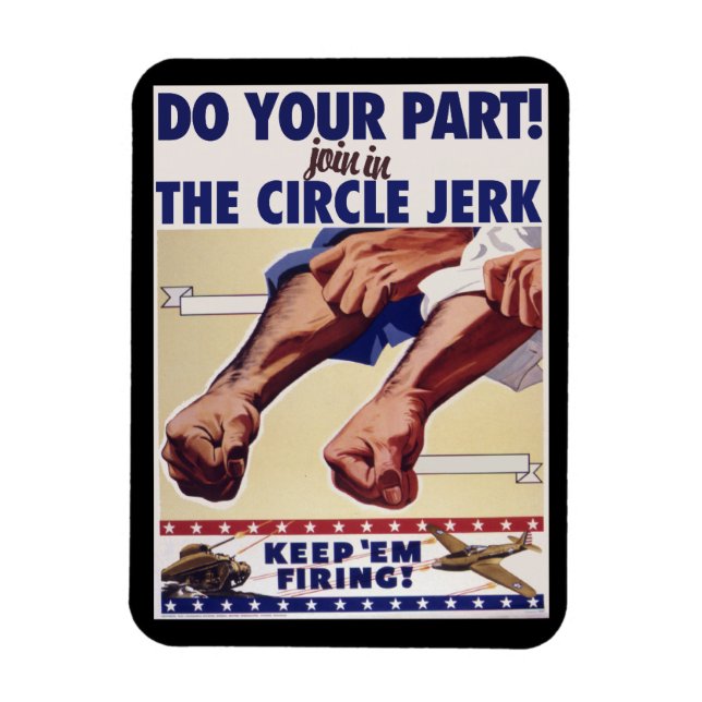 Join in the Internet Circle Jerk Magnet (Vertical)
