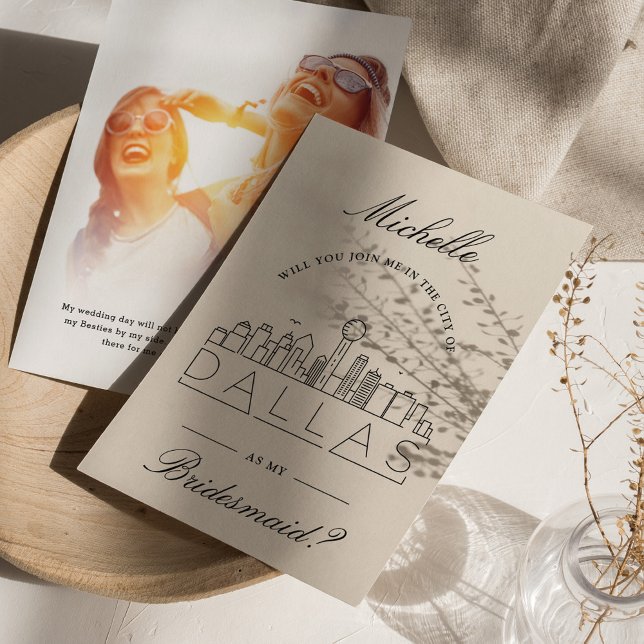 Join Me in Dallas | Bridal Party Request Invitation (Creator Uploaded)