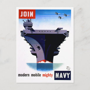 Join Modern Mobile Mighty Navy – Join the Navy Postcard