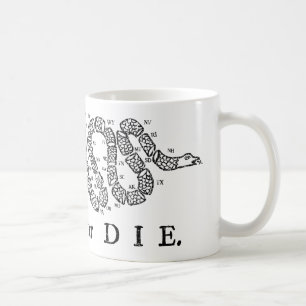 join or die 50 states coffee mug