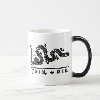 Join, or Die American Snake Magic Mug