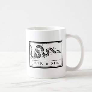 Join Or Die Cartoon, 1754 Coffee Mug