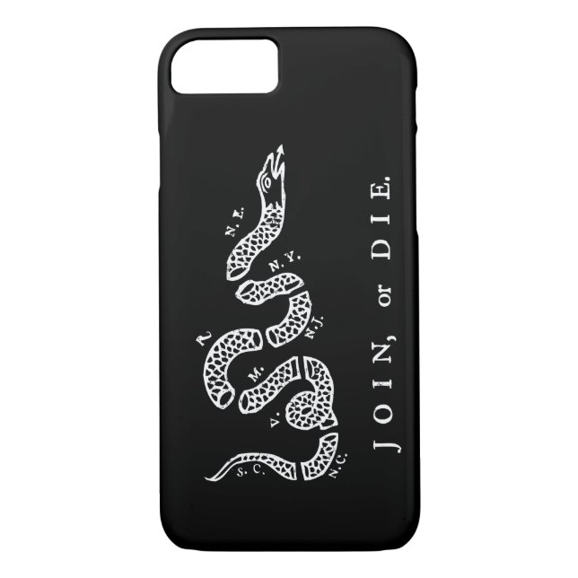 Join or Die Case-Mate iPhone Case (Back)