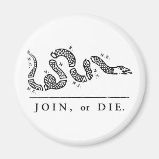 Join or Die Libertarian Magnet