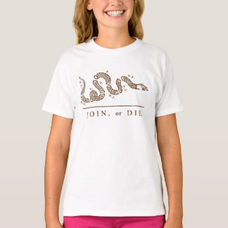 Join or Die Libertarian  T-Shirt