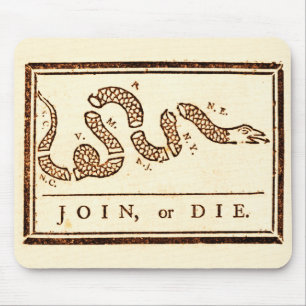 Join or Die Mouse Mat