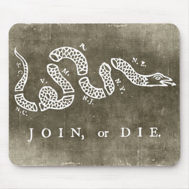 Join or Die Mousepad (Front)