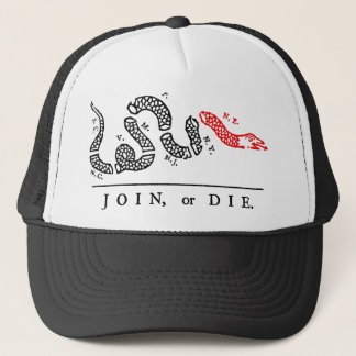 JOIN, or DIE New England Trucker Hat