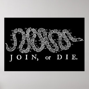 Join or Die Print