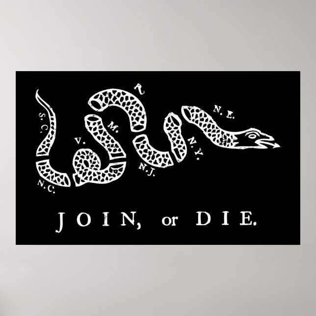 Join or Die Print (Front)