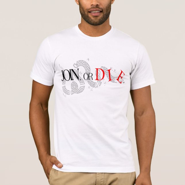 join or die t-shirt (Front)