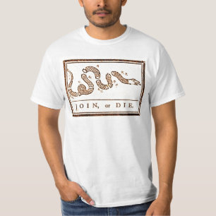 Join or Die Vintage Americana T-Shirt