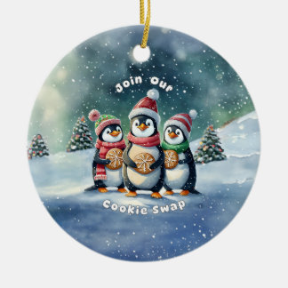 Join Our Christmas Cookie Swap Ceramic Tree Decoration