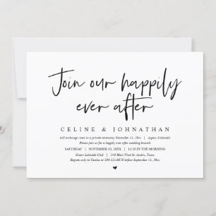 Join Our Happily Ever After, Wedding Brunch Invitation