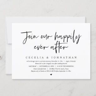 Join Our Happily Ever After, Wedding Brunch Invitation