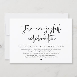 Join Our Joyful Celebration, Wedding Brunch  Invitation