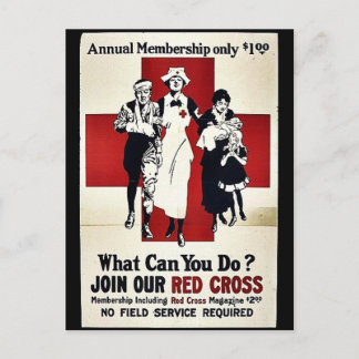 Join Our Red Cross Postcard