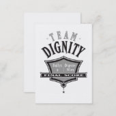 Join Team Dignity - No Bullying Business Cards (Front/Back)