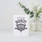Join Team Dignity - No Bullying Business Cards (Standing Front)