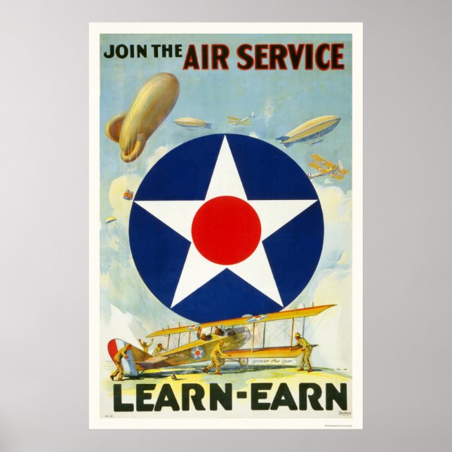 Join the Air Service Poster (Front)