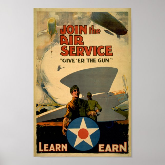 Join the Air Service Poster (Front)