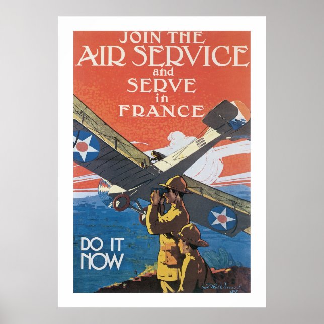 Join the Air Service Poster (Front)