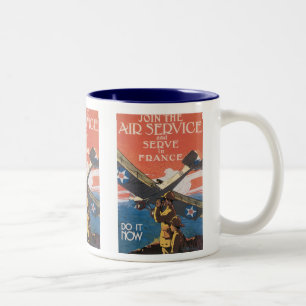 Join the Air Service Two-Tone Coffee Mug
