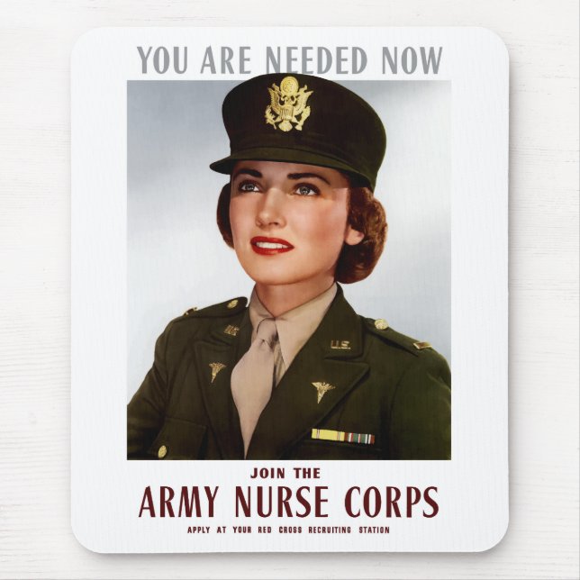 Join The Army Nurse Corps Mouse Mat (Front)