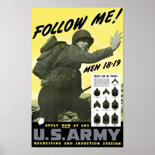 Join The Army -- WWII Poster