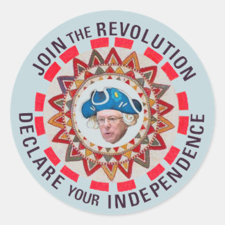 Join the (Bernie) Revolution Classic Round Sticker
