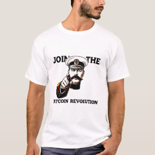 Join the Bitcoin Revolution Cryptocurrency T-Shirt