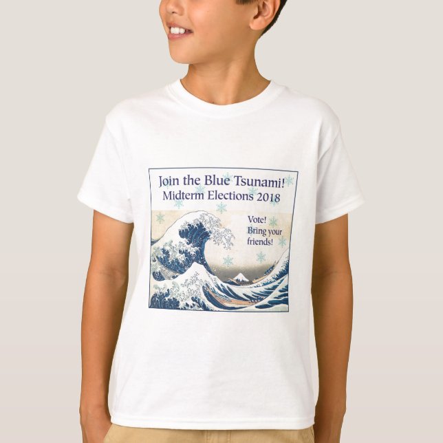 Join the Blue Tsunami T-Shirt (Front)
