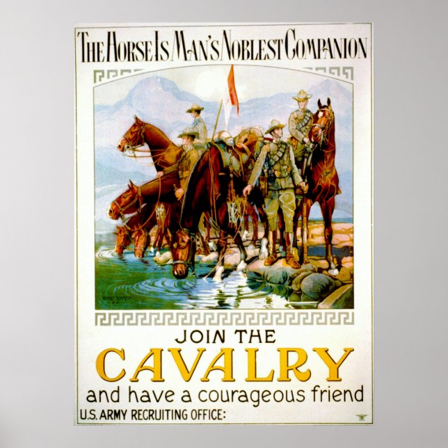 Join the Cavalry 1920 Poster (Front)