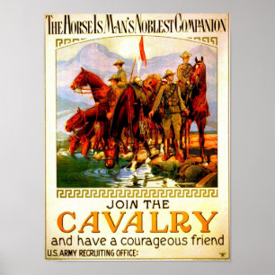 Join the Cavalry - War Horse Poster