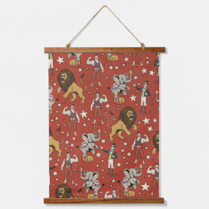 Join The Circus Pattern Hanging Tapestry