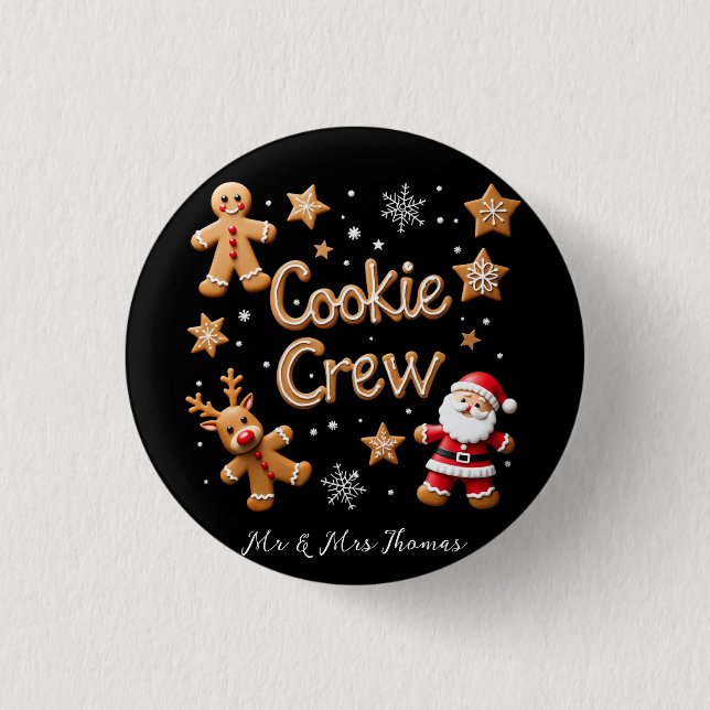 Join the Cookie Crew Your Ultimate Christmas  3 Cm Round Badge (Front)