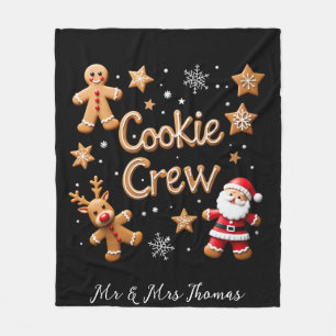 Join the Cookie Crew Your Ultimate Christmas Fleece Blanket