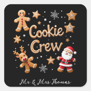Join the Cookie Crew Your Ultimate Christmas  Square Sticker