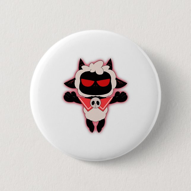 Join The Cult - Cult Of The Lamb Angry Gamer Cult  6 Cm Round Badge (Front)